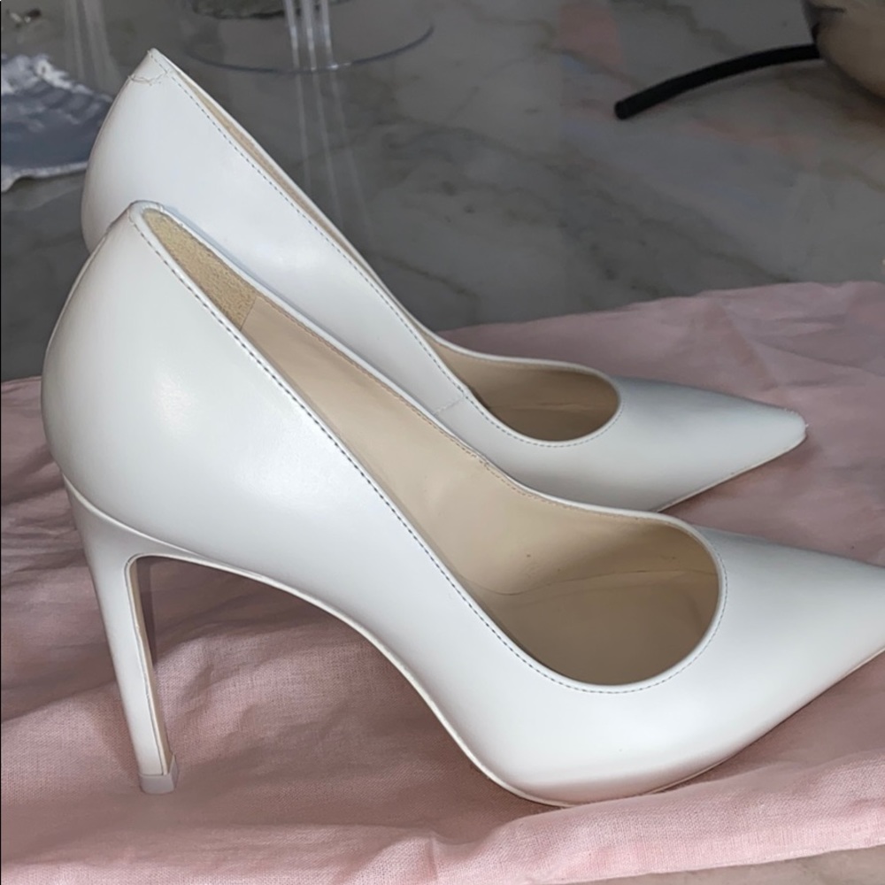 Sophia Webster White Leather Pumps - Picture 2 of 10